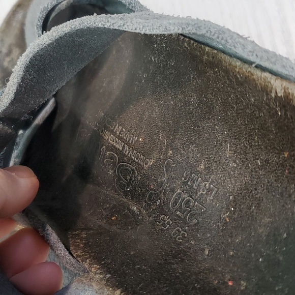 Birkenstock Betula Womens 3 Straps Suede Sandals Flats shoes sz 39/8 - Picture 10 of 11